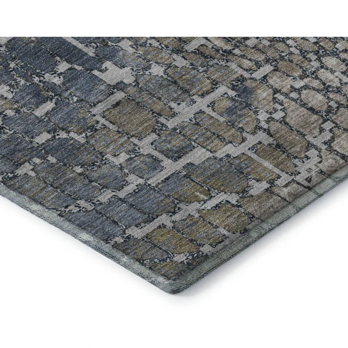 Addison Mayfield Gray AMF988 - 8ft. Round Rug