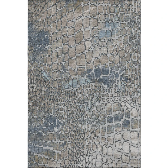 Addison Mayfield Gray AMF988 - 8ft. Round Rug