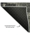Addison Mayfield Black AMF989 2ft. 3in. x 7ft. 6in. Rect. Rug