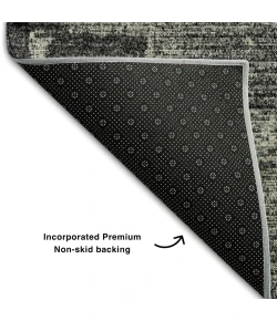 Addison Mayfield Black AMF989 - 8ft. Round Rug