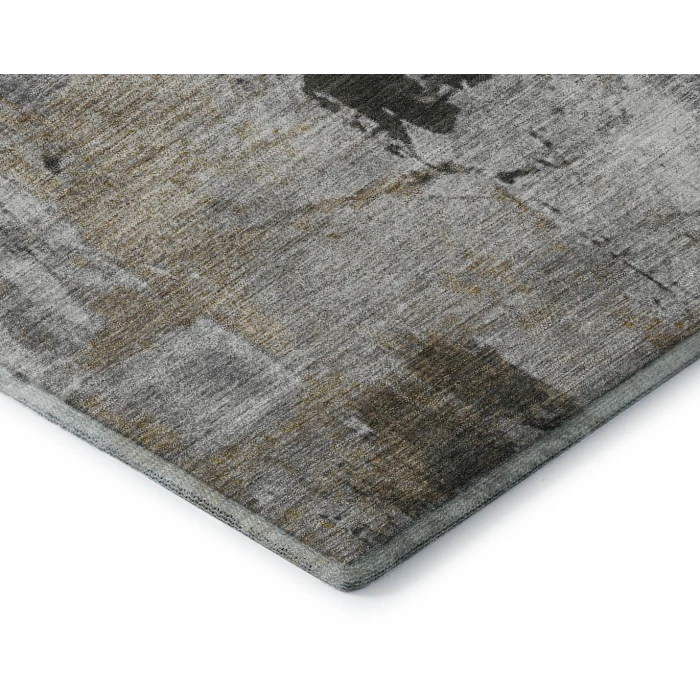 Addison Mayfield Gray AMF989 - 8ft. Round Rug