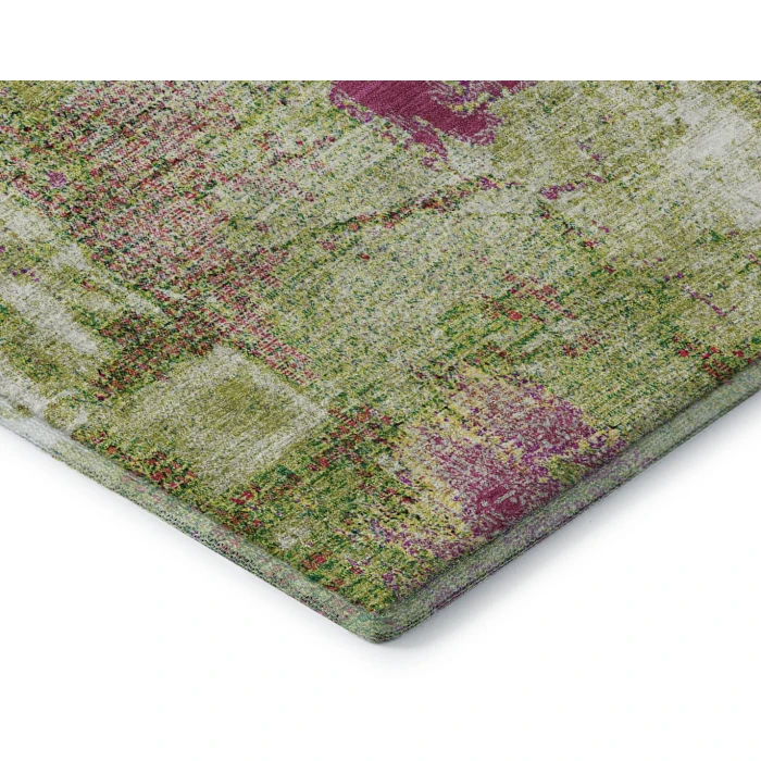 Addison Mayfield Green AMF989 - 8ft. Round Rug