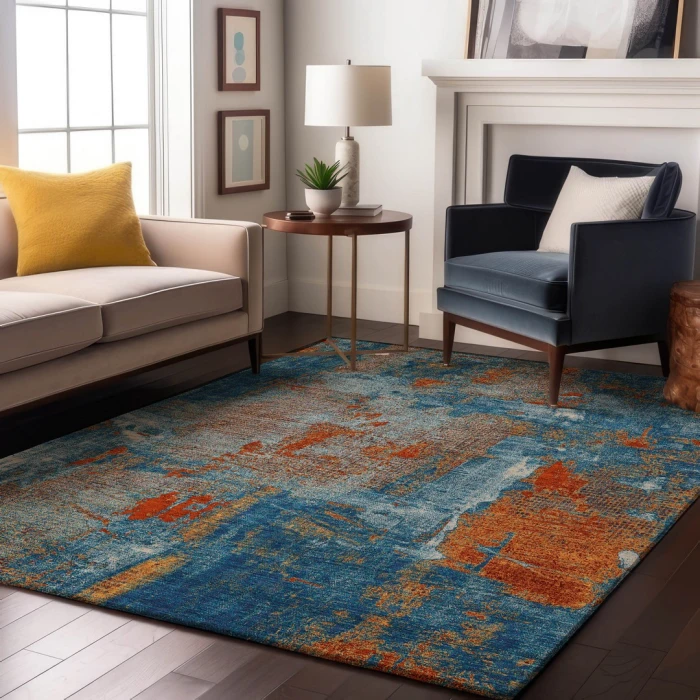Addison Mayfield Blue AMF989 8ft. x 10ft. Rect. Rug