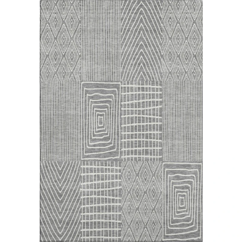 Addison Mayfield Gray AMF990 9ft. x 12ft. Rect. Rug