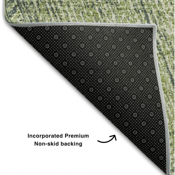 Addison Mayfield Green AMF991 8ft. x 10ft. Rect. Rug