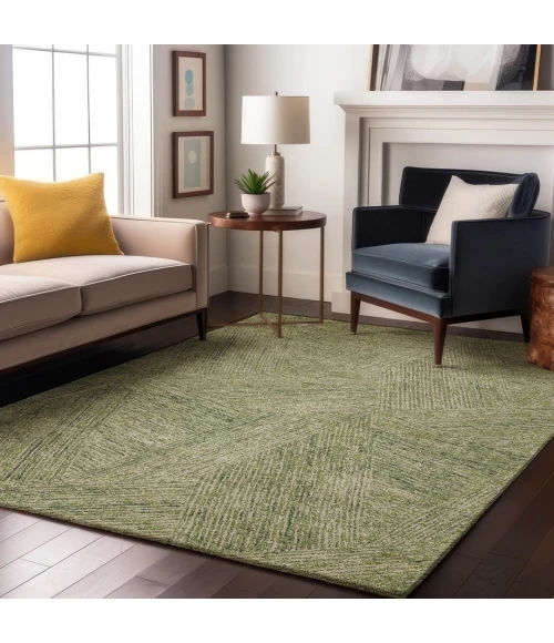 Addison Mayfield Green AMF991 8ft. x 10ft. Rect. Rug