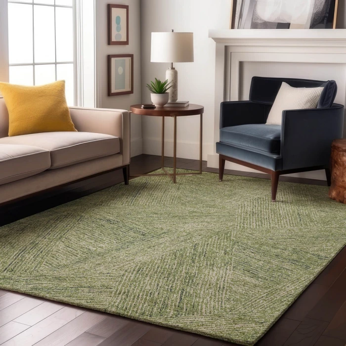 Addison Mayfield Green AMF991 8ft. x 10ft. Rect. Rug