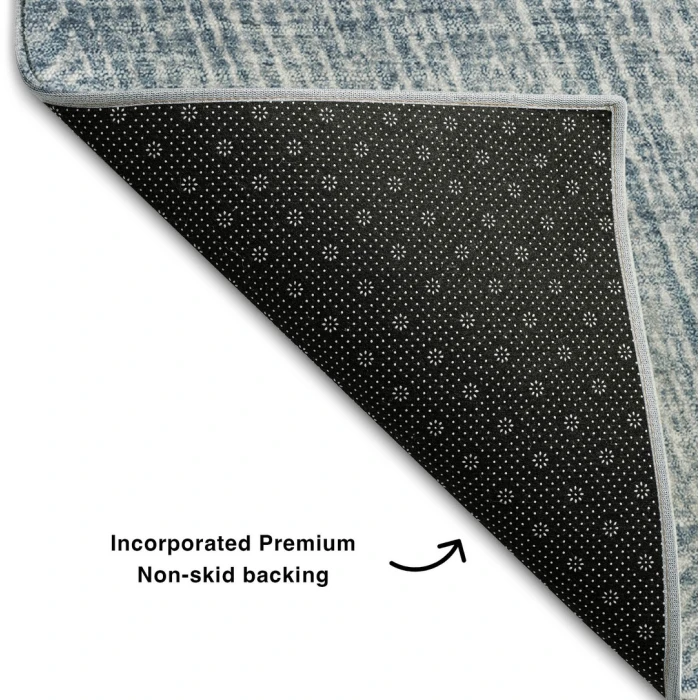 Addison Mayfield Blue AMF991 - 8ft. Round Rug