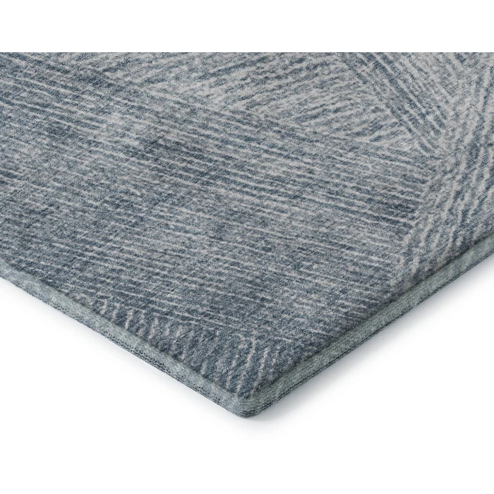 Addison Mayfield Blue AMF991 - 8ft. Round Rug