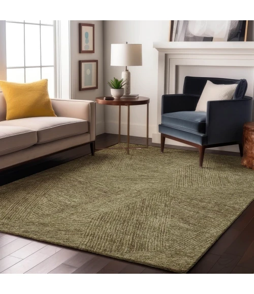 Addison Mayfield Green AMF991 8ft. x 10ft. Rect. Rug