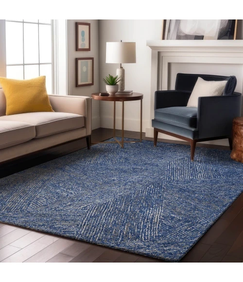 Addison Mayfield Blue AMF991 9ft. x 12ft. Rect. Rug