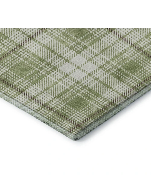 Addison Mayfield Green AMF993 - 8ft. Round Rug