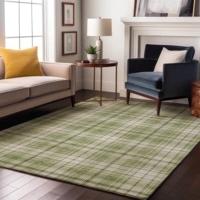 Addison Mayfield Green AMF993 2ft. 3in. x 7ft. 6in. Rect. Rug