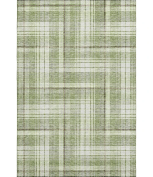 Addison Mayfield Green AMF993 - 8ft. Round Rug