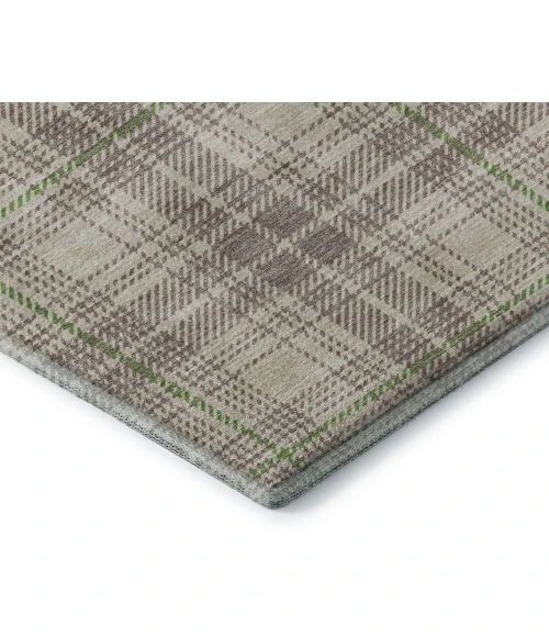 Addison Mayfield Brown AMF993 - 8ft. Round Rug