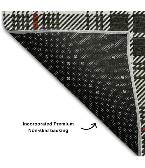 Addison Mayfield Black AMF993 - 8ft. Round Rug