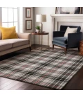 Addison Mayfield Black AMF993 - 8ft. Round Rug
