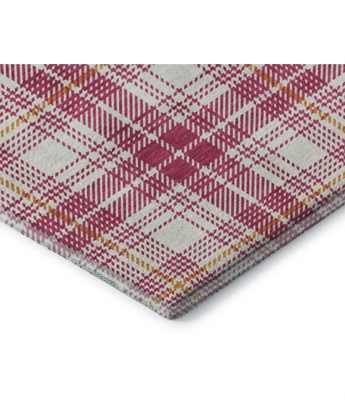 Addison Mayfield Pink AMF993 - 8ft. Round Rug