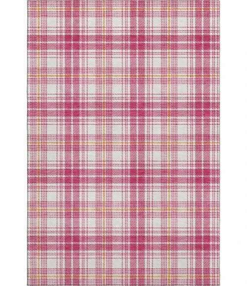 Addison Mayfield Pink AMF993 - 8ft. Round Rug
