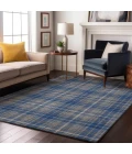 Addison Mayfield Gray AMF993 - 8ft. Round Rug