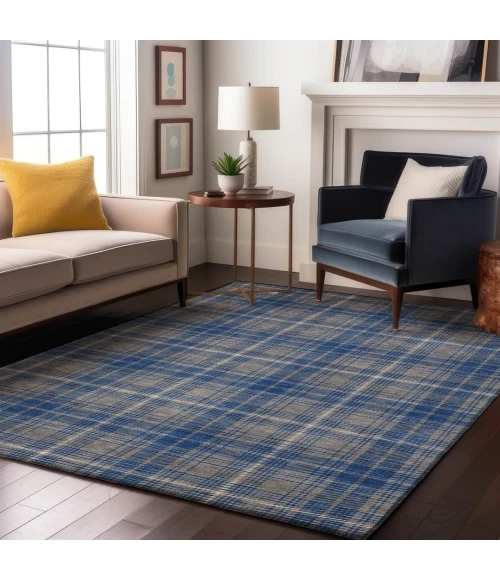 Addison Mayfield Gray AMF993 - 8ft. Round Rug