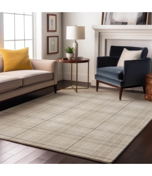 Addison Mayfield Ivory AMF993 - 8ft. Round Rug