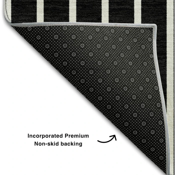 Addison Mayfield Black AMF994 2ft. 3in. x 7ft. 6in. Rect. Rug