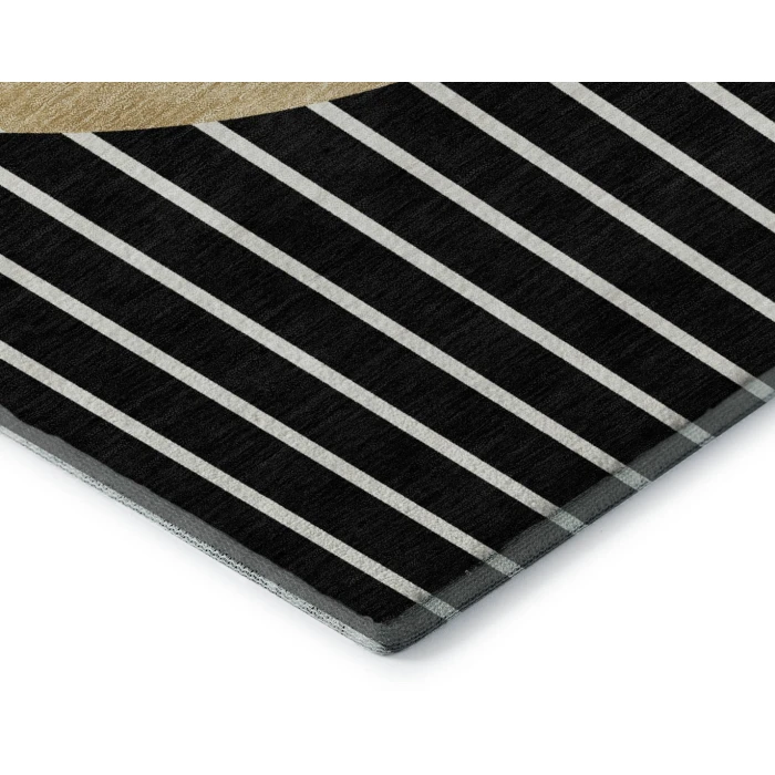 Addison Mayfield Black AMF994 2ft. 3in. x 7ft. 6in. Rect. Rug