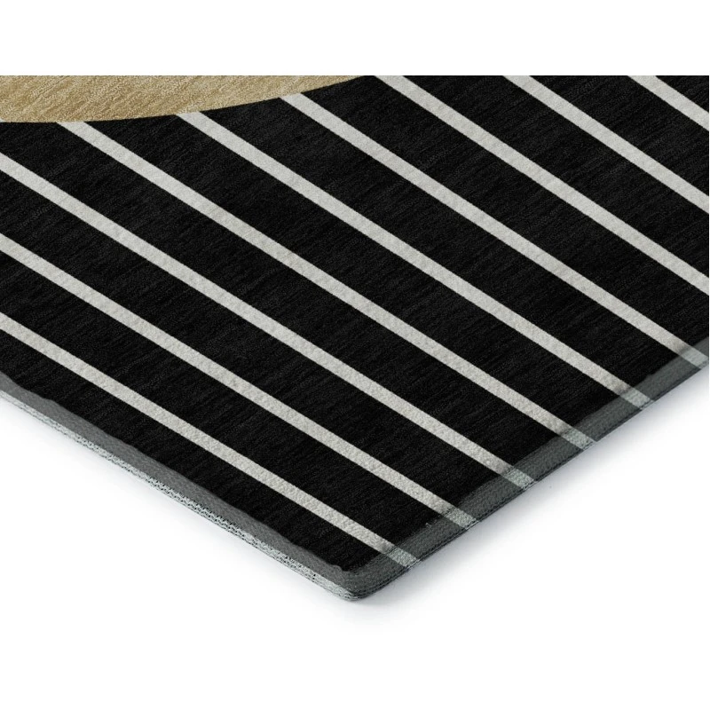 Addison Mayfield Black AMF994 5ft. x 7ft. 6in. Rect. Rug