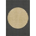 Addison Mayfield Black AMF994 - 8ft. Round Rug