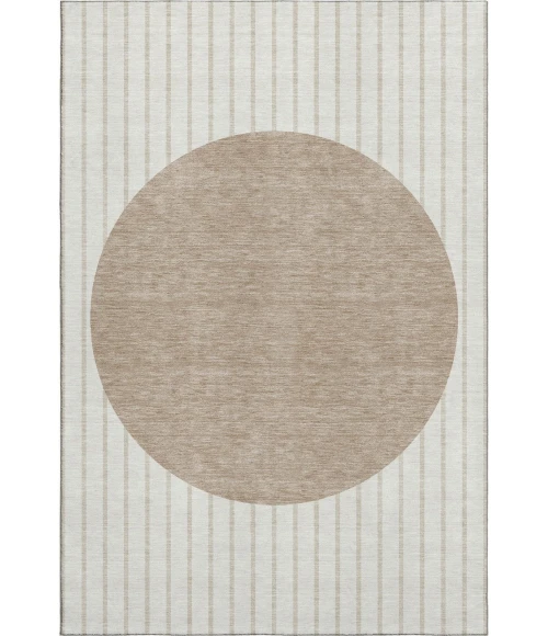 Addison Mayfield Ivory AMF994 - 8ft. Round Rug