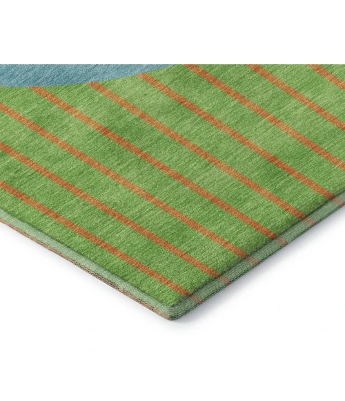 Addison Mayfield Green AMF994 2ft. 3in. x 7ft. 6in. Rect. Rug
