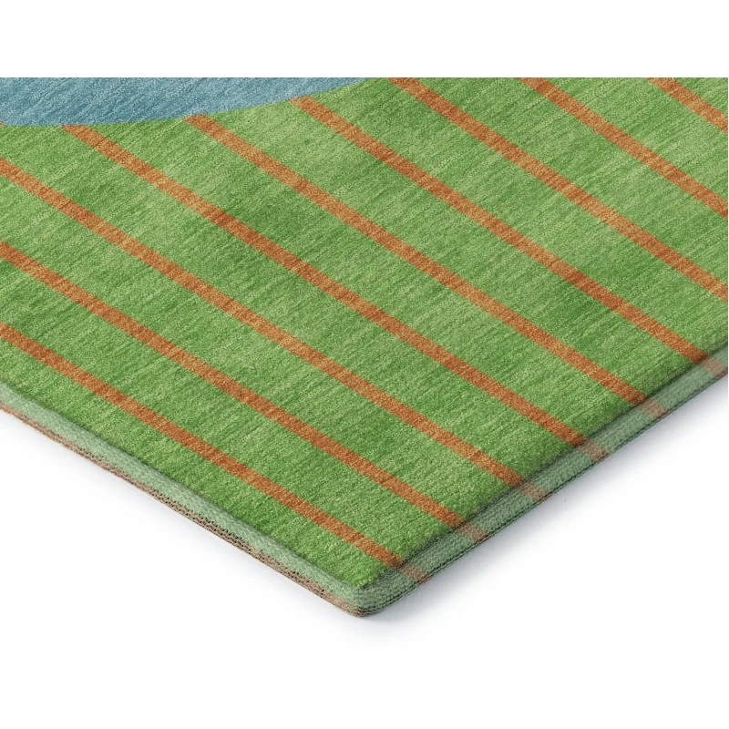 Addison Mayfield Green AMF994 - 8ft. Round Rug