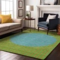 Addison Mayfield Green AMF994 - 8ft. Round Rug