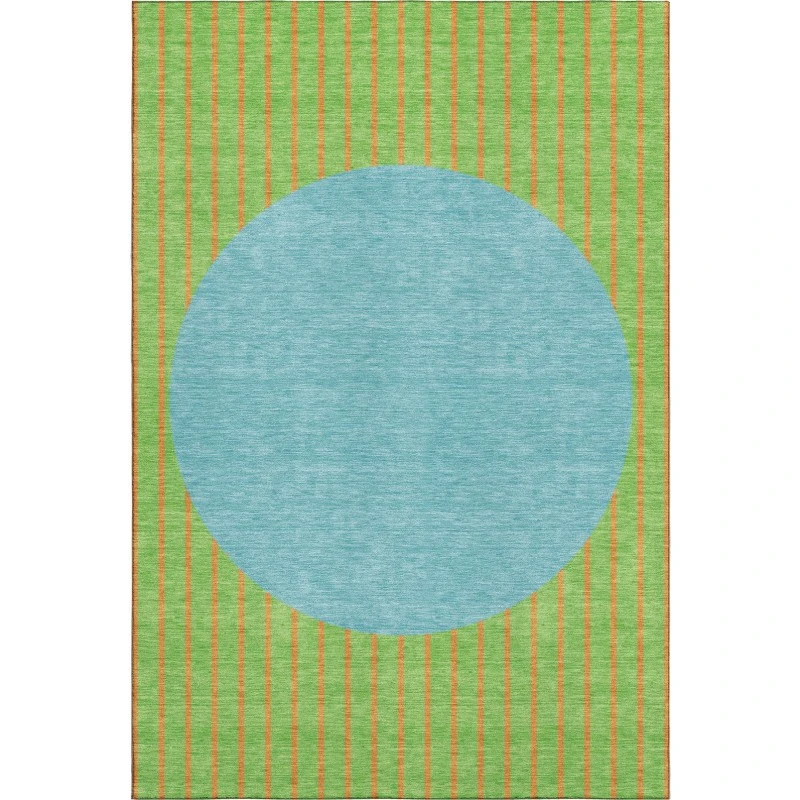 Addison Mayfield Green AMF994 - 8ft. Round Rug