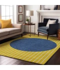 Addison Mayfield Gold AMF994 - 8ft. Round Rug