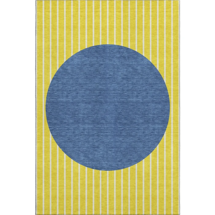 Addison Mayfield Gold AMF994 - 8ft. Round Rug