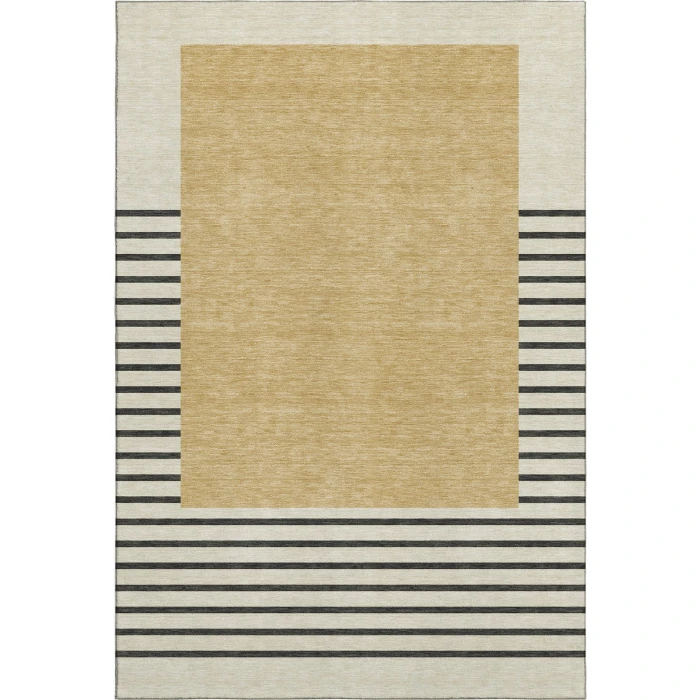 Addison Mayfield Gold AMF995 - 8ft. Round Rug