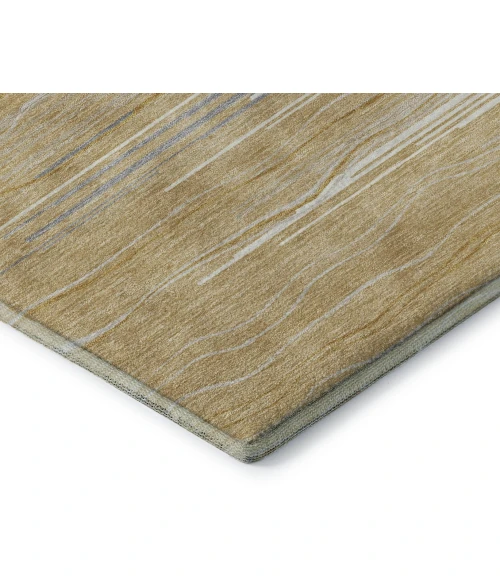 Addison Mayfield Gold AMF996 - 8ft. Round Rug