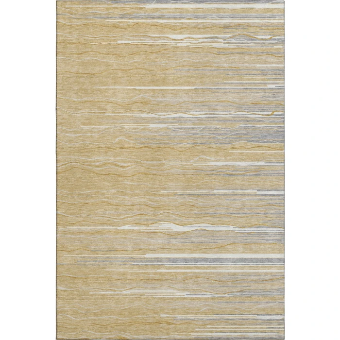 Addison Mayfield Gold AMF996 - 8ft. Round Rug