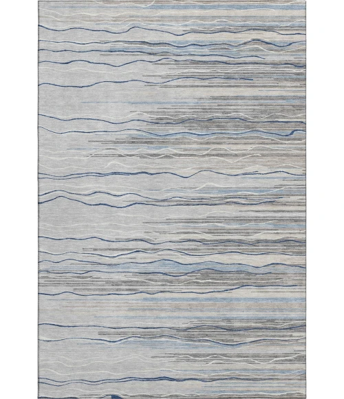 Addison Mayfield Gray AMF996 - 8ft. Round Rug