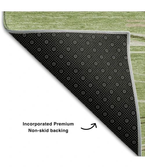 Addison Mayfield Green AMF996 - 8ft. Round Rug