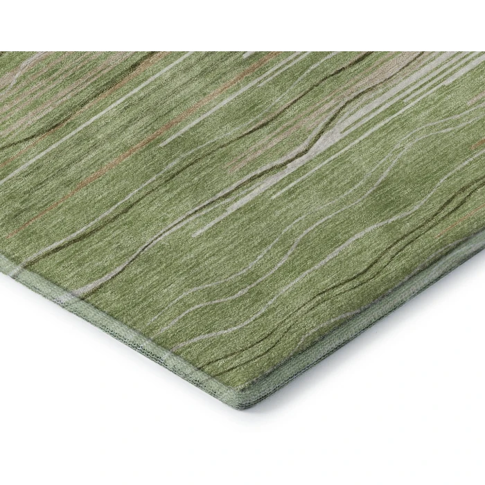 Addison Mayfield Green AMF996 8ft. x 10ft. Rect. Rug