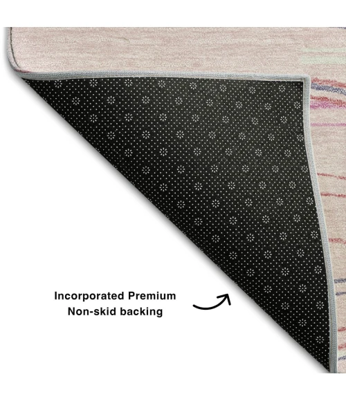 Addison Mayfield Pink AMF996 - 8ft. Round Rug