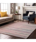 Addison Mayfield Pink AMF996 - 8ft. Round Rug