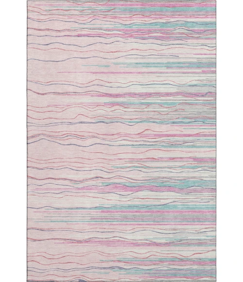 Addison Mayfield Pink AMF996 - 8ft. Round Rug