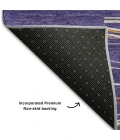 Addison Mayfield Purple AMF996 - 8ft. Round Rug