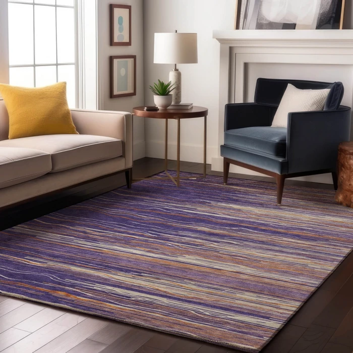 Addison Mayfield Purple AMF996 5ft. x 7ft. 6in. Rect. Rug