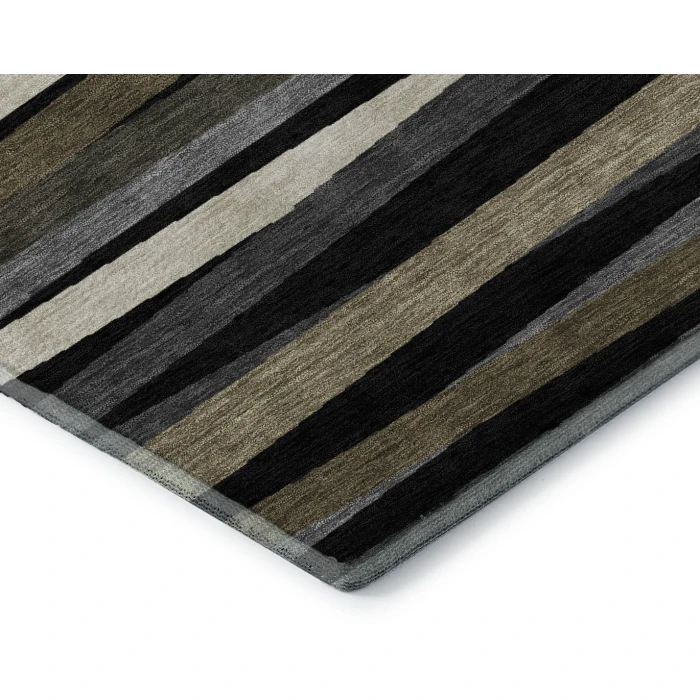 Addison Mayfield Black AMF997 2ft. 3in. x 7ft. 6in. Rect. Rug