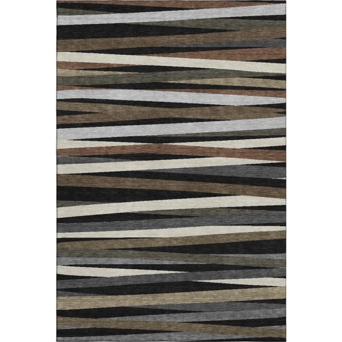 Addison Mayfield Black AMF997 2ft. 3in. x 7ft. 6in. Rect. Rug